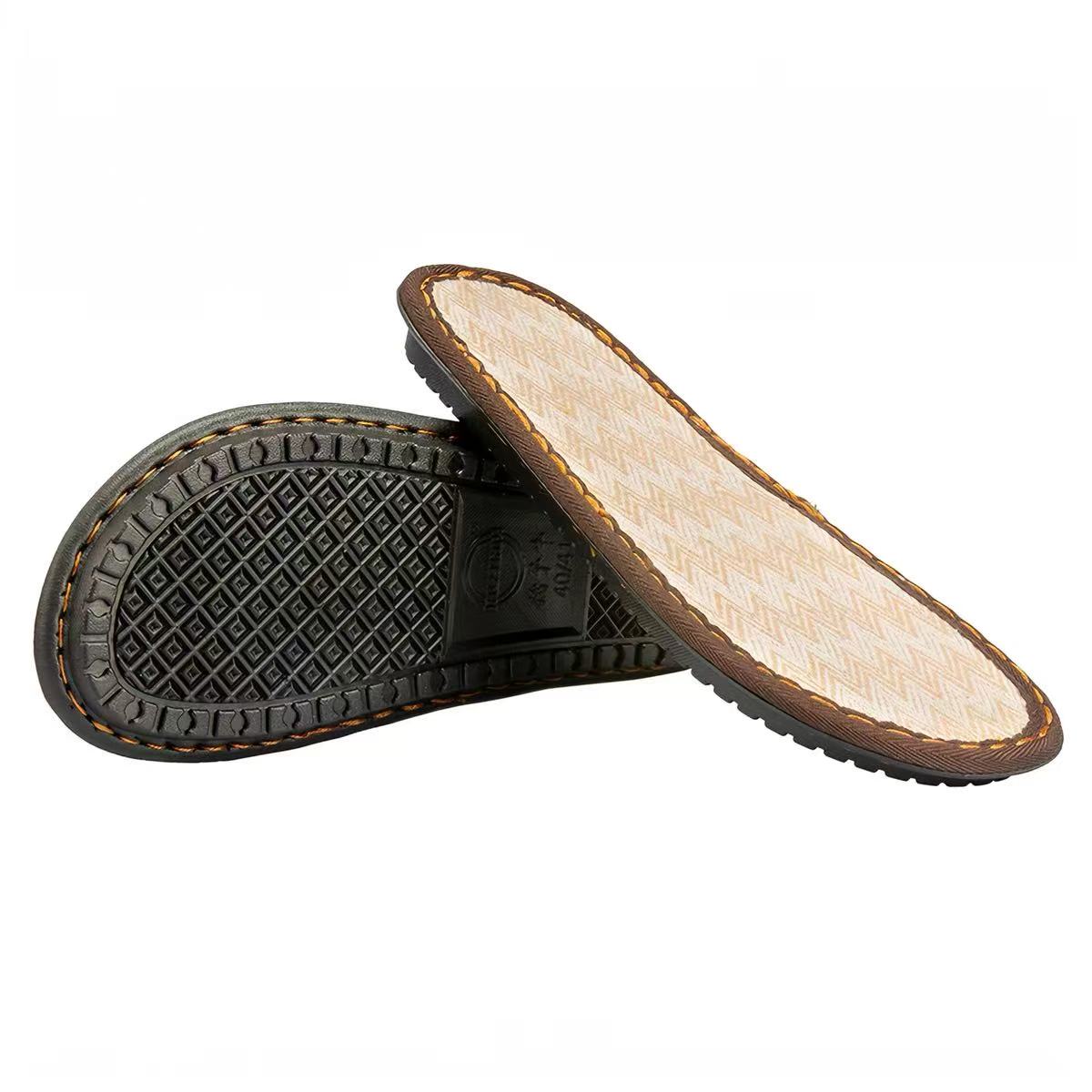 Premium Linen Slipper Soles | Non-Slip DIY Crochet Shoe Soles