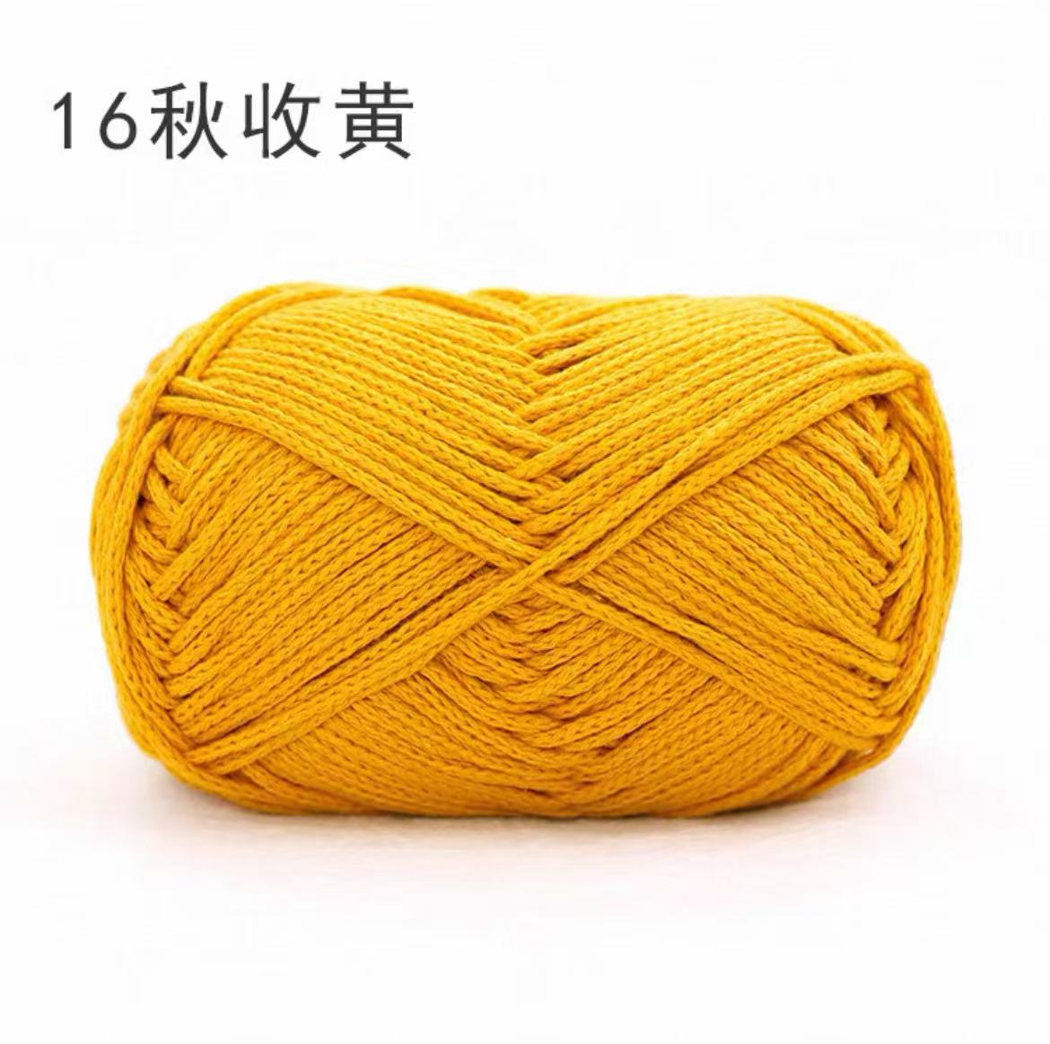 2.0mm Premium Hollow Cotton Yarn for Crochet & Knitting | 100g Non-Splitting Macrame Cord for Beginners DIY Bags, Crafts & Home Decor