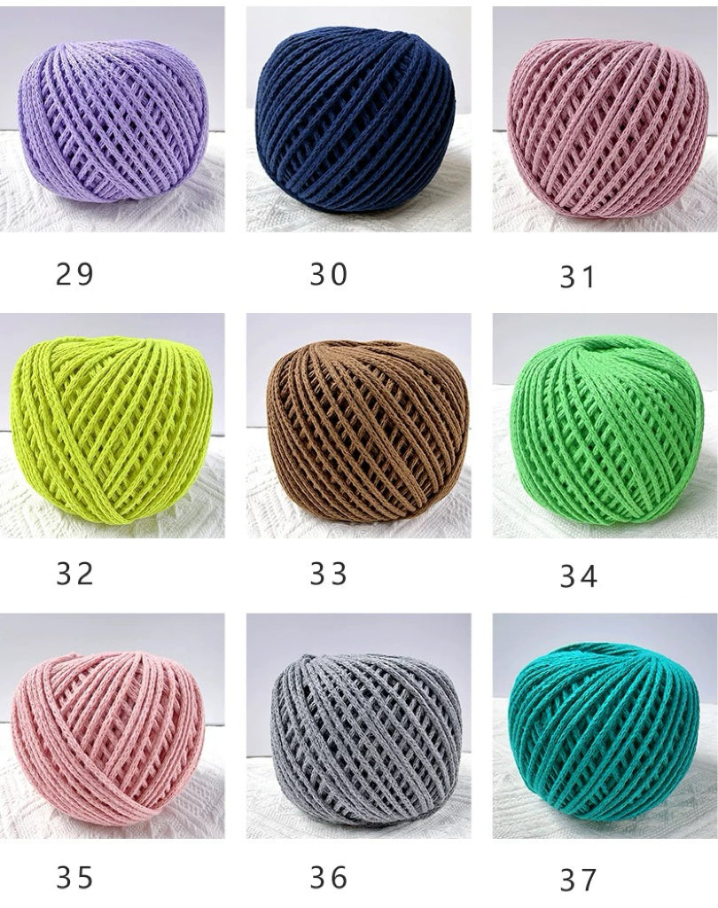 Yarn for crochet Hollow cotton yarn Hand-crocheted DIY Thick yarn knitting yarn