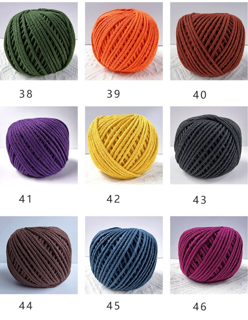 Yarn for crochet Hollow cotton yarn Hand-crocheted DIY Thick yarn knitting yarn