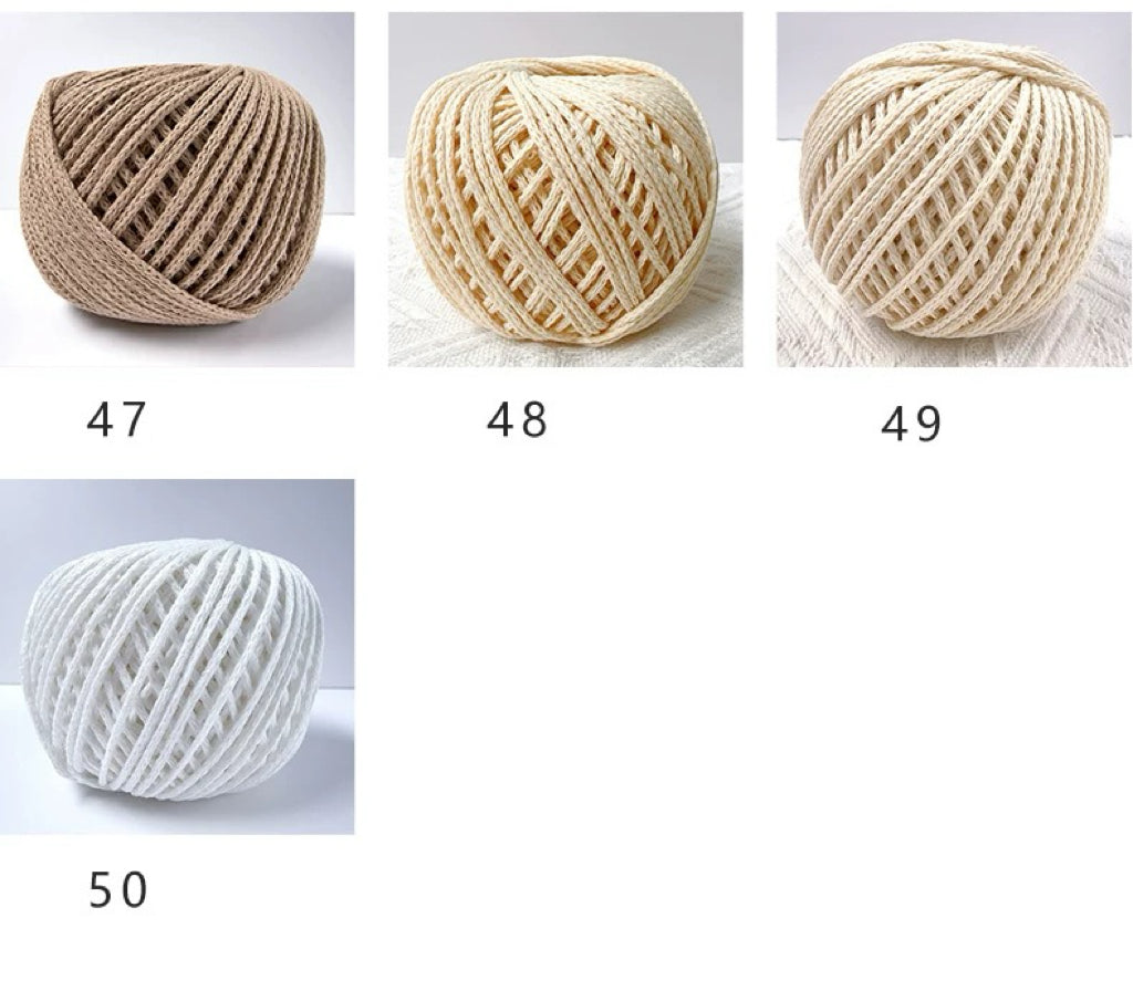Yarn for crochet Hollow cotton yarn Hand-crocheted DIY Thick yarn knitting yarn
