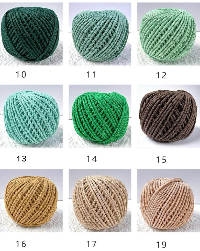 Yarn for crochet Hollow cotton yarn Hand-crocheted DIY Thick yarn knitting yarn