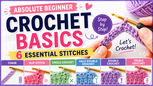 Learn Basic Crochet Stitches: A Beginner's Step-by-Step Video Guide