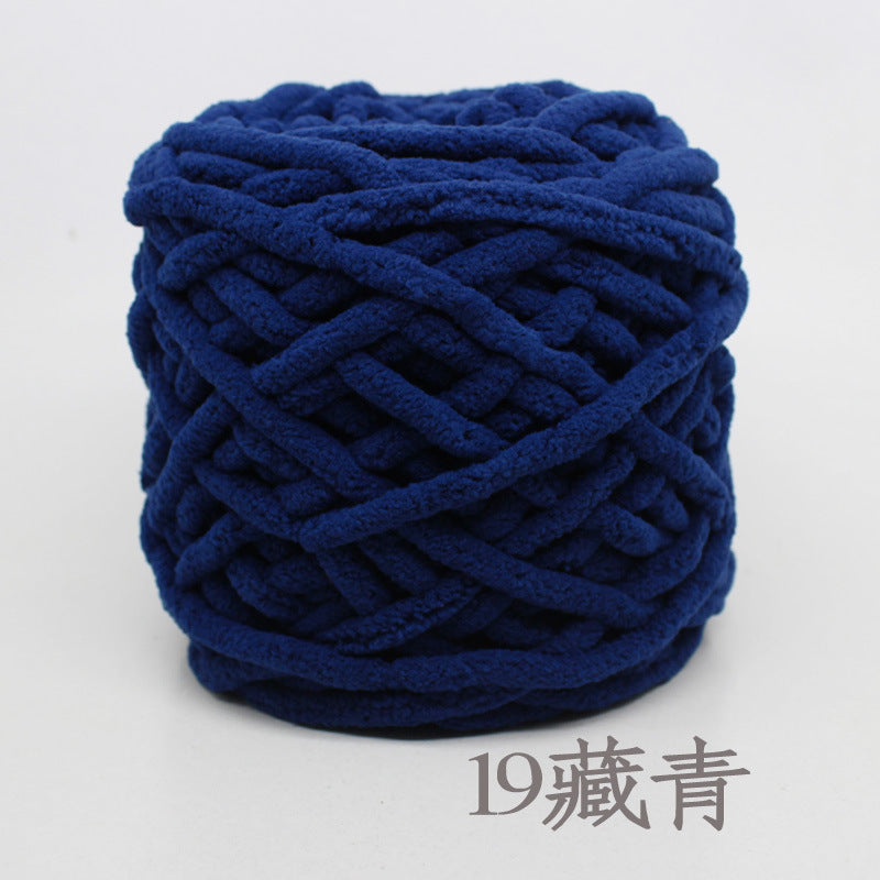 Chenille yarn Single strand crochet ice cream yarn, shoe yarn, hand-knitted carpet yarn, chunky yarn, sweater and scarf yarn