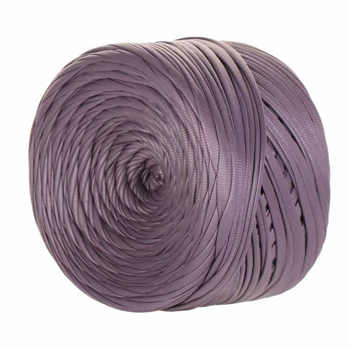 Premium Faux Leather Yarn for Crochet Bags | 200g Matte Satin Fabric Cord for Luxury DIY Handbags, Coasters & Crafts | Non-Splitting, Sturdy Structure Ribbon Yarn