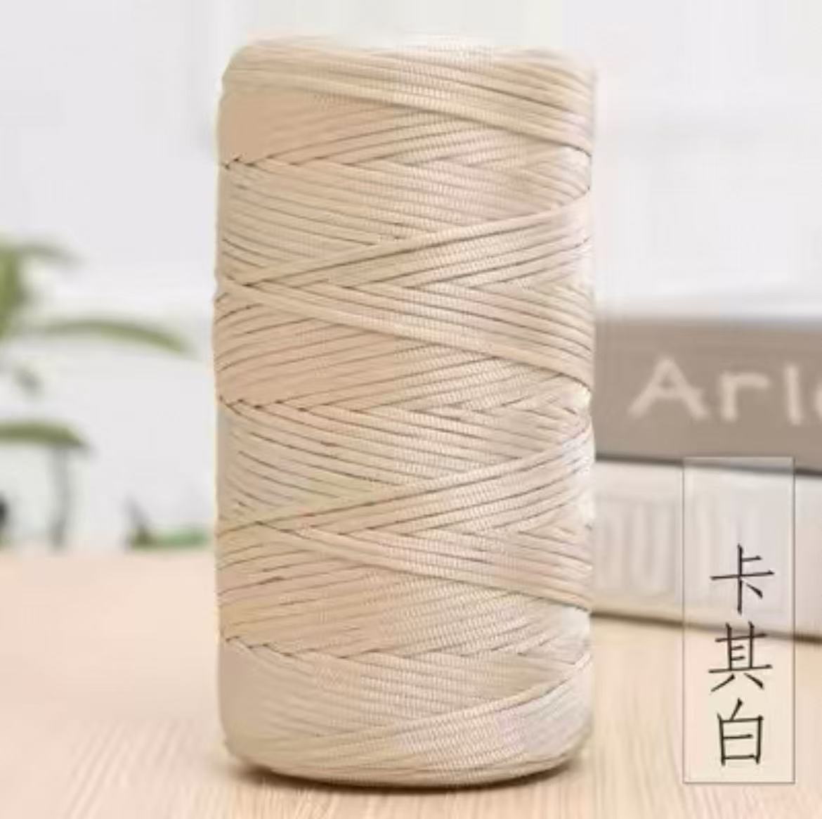 Mercerized Yarn Premium Silky Crochet Yarn for Bags, Shoes & Hats – Smooth, Durable & Breathable Shiny Yarn for DIY Crochet Projects