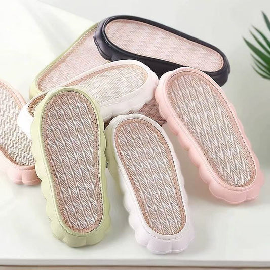 Cloud-shaped linen shoe sole, wear-resistant, perfect for DIY handmade crochet slippers, non-slip and extra thick