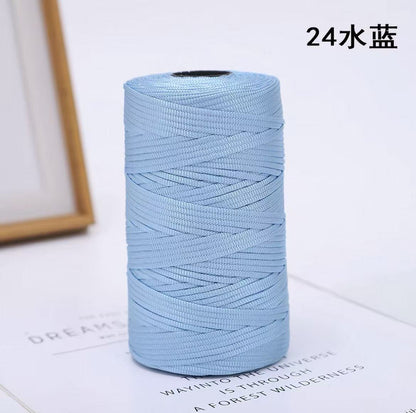 Mercerized Yarn Premium Silky Crochet Yarn for Bags, Shoes & Hats – Smooth, Durable & Breathable Shiny Yarn for DIY Crochet Projects