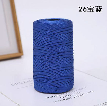 Mercerized Yarn Premium Silky Crochet Yarn for Bags, Shoes & Hats – Smooth, Durable & Breathable Shiny Yarn for DIY Crochet Projects