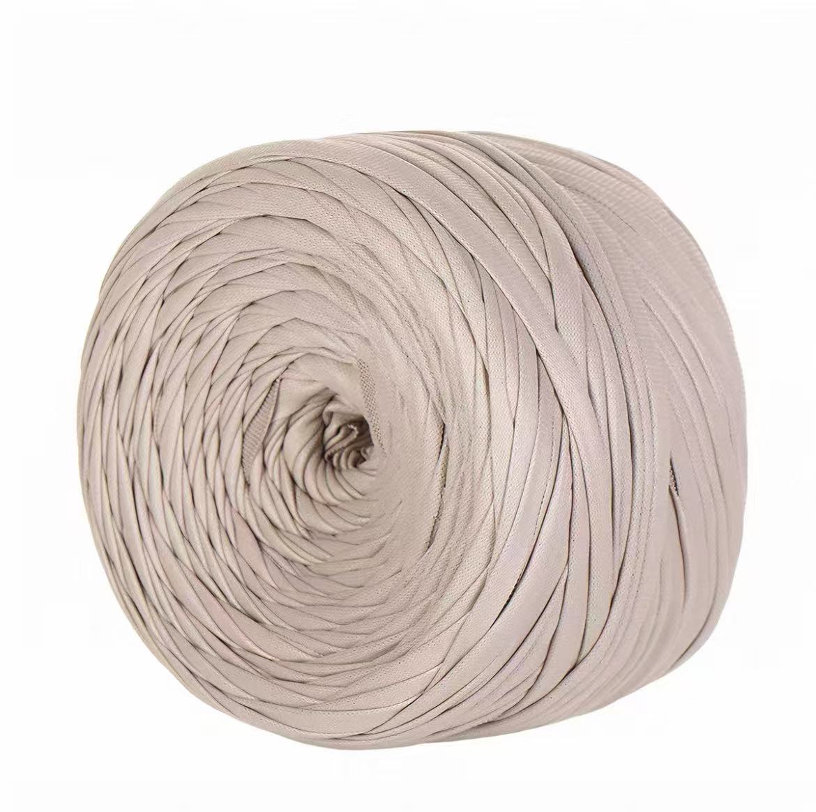 Premium Faux Leather Yarn for Crochet Bags | 200g Matte Satin Fabric Cord for Luxury DIY Handbags, Coasters & Crafts | Non-Splitting, Sturdy Structure Ribbon Yarn