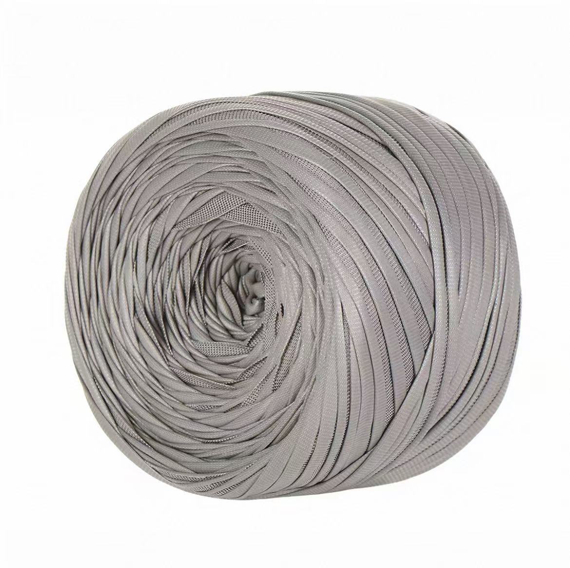 Premium Faux Leather Yarn for Crochet Bags | 200g Matte Satin Fabric Cord for Luxury DIY Handbags, Coasters & Crafts | Non-Splitting, Sturdy Structure Ribbon Yarn