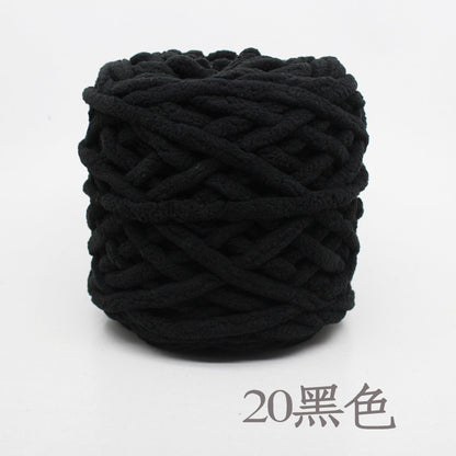 Chenille yarn Single strand crochet ice cream yarn, shoe yarn, hand-knitted carpet yarn, chunky yarn, sweater and scarf yarn