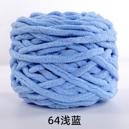 Chenille yarn Single strand crochet ice cream yarn, shoe yarn, hand-knitted carpet yarn, chunky yarn, sweater and scarf yarn