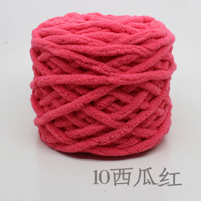 Chenille yarn Single strand crochet ice cream yarn, shoe yarn, hand-knitted carpet yarn, chunky yarn, sweater and scarf yarn