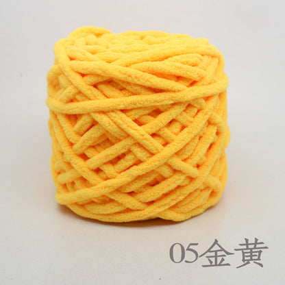 Chenille yarn Single strand crochet ice cream yarn, shoe yarn, hand-knitted carpet yarn, chunky yarn, sweater and scarf yarn