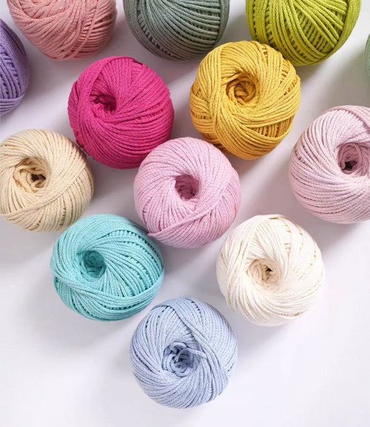 Beginner-Friendly Hollow Cotton Yarn for Crochet Projects 