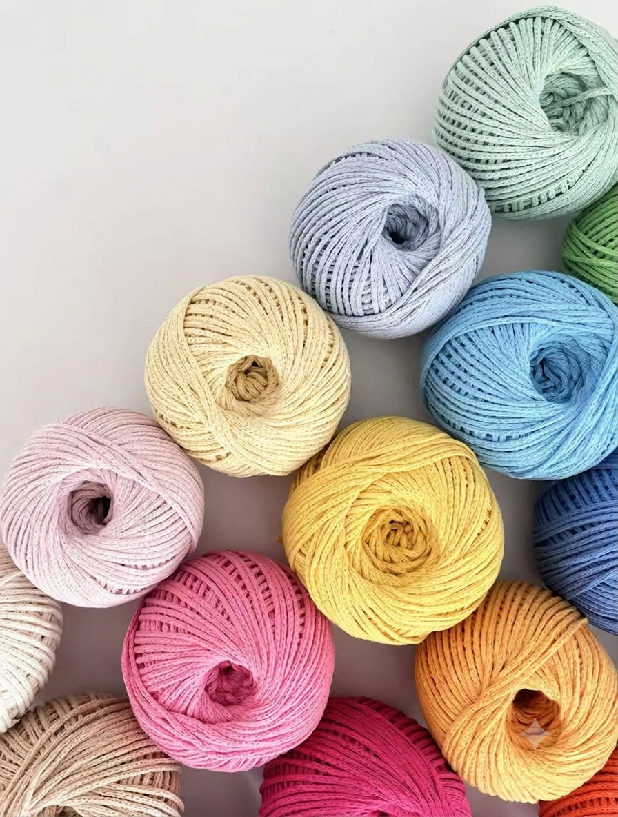 Beginner-Friendly Hollow Cotton Yarn for Crochet Projects 