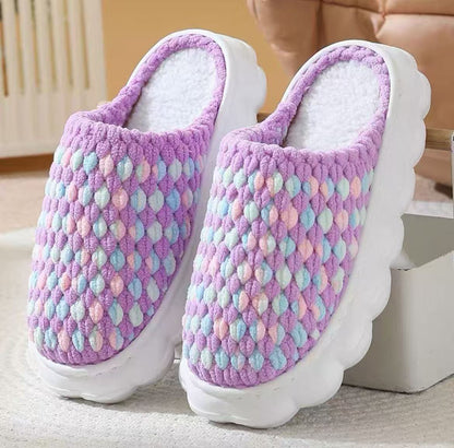 DIY crocheted slippers