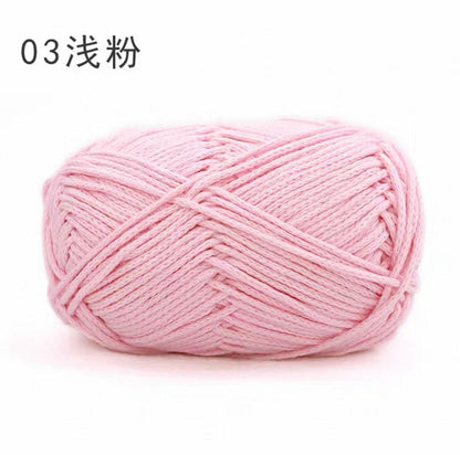 Beginner-Friendly Hollow Cotton Yarn for Crochet Projects