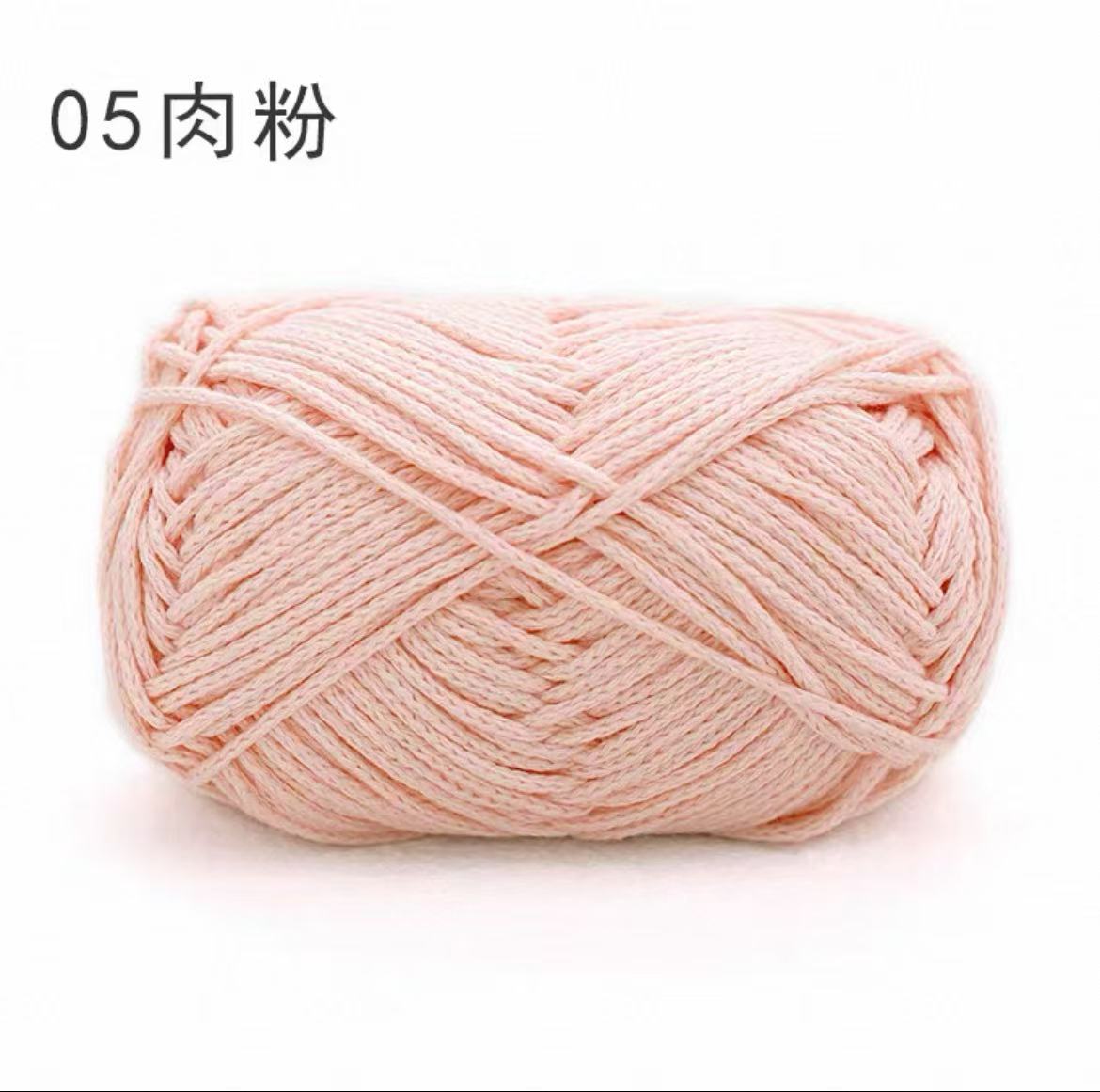 Beginner-Friendly Hollow Cotton Yarn for Crochet Projects 