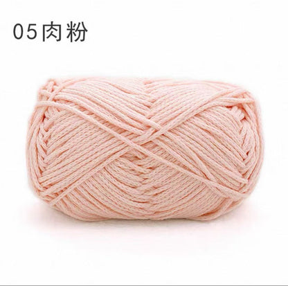 Beginner-Friendly Hollow Cotton Yarn for Crochet Projects 