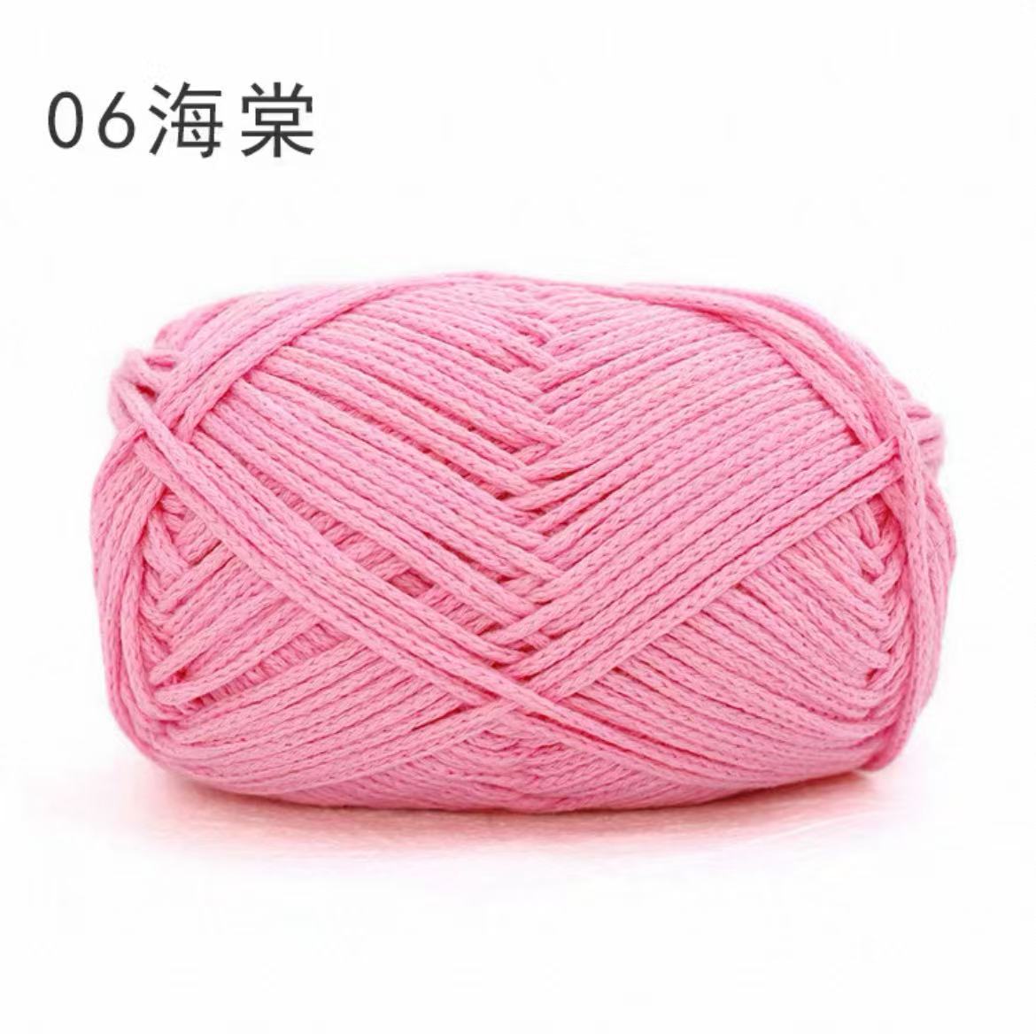 Beginner-Friendly Hollow Cotton Yarn for Crochet Projects