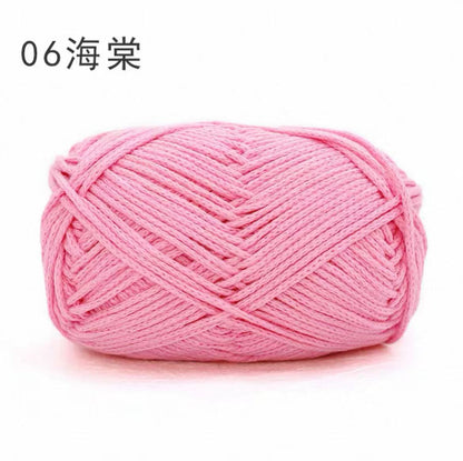Beginner-Friendly Hollow Cotton Yarn for Crochet Projects
