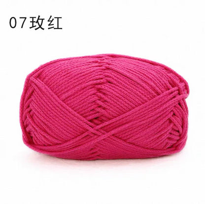 Beginner-Friendly Hollow Cotton Yarn for Crochet Projects