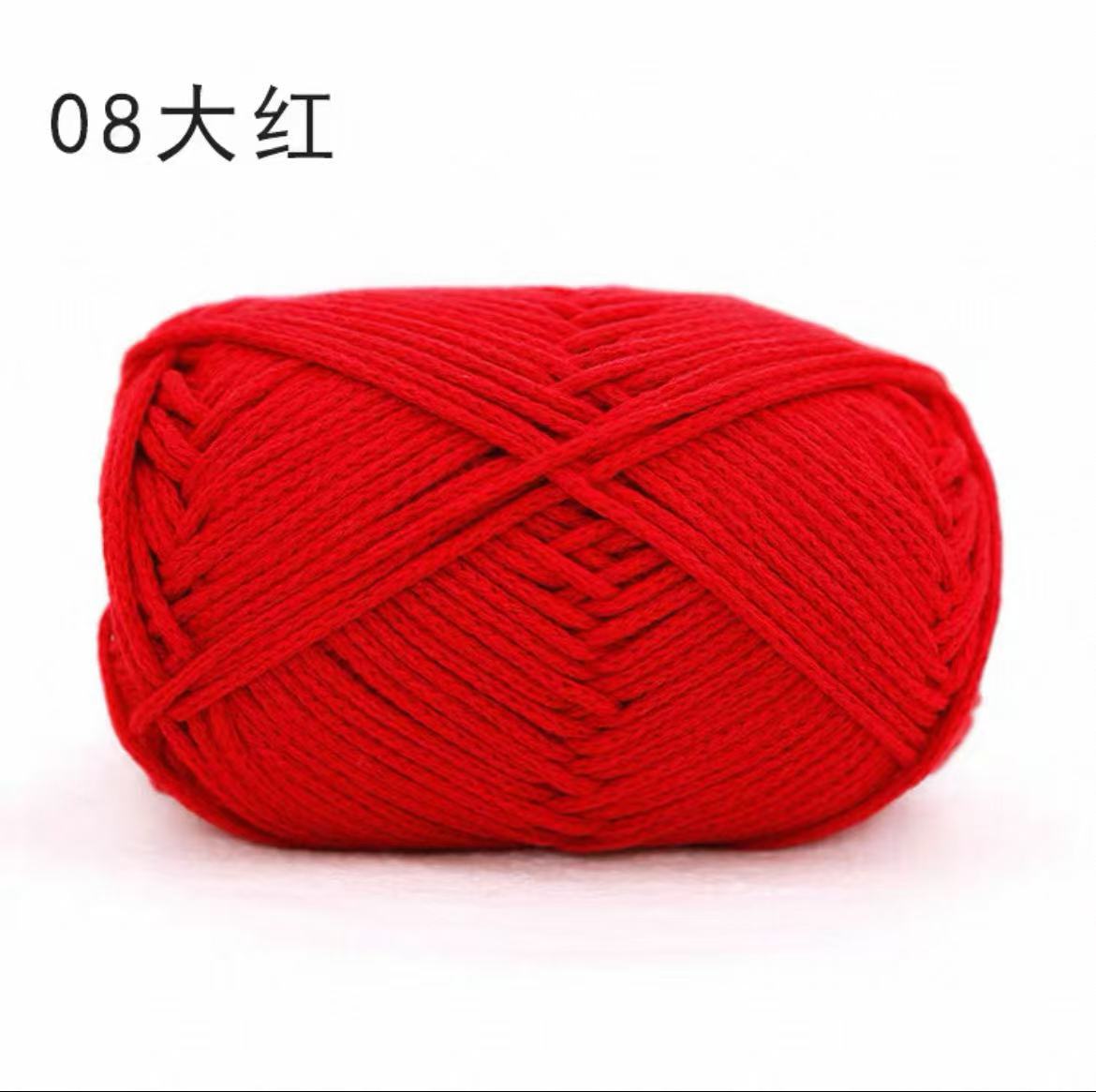 Beginner-Friendly Hollow Cotton Yarn for Crochet Projects