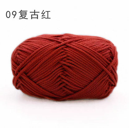 Beginner-Friendly Hollow Cotton Yarn for Crochet Projects
