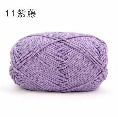 Beginner-Friendly Hollow Cotton Yarn for Crochet Projects