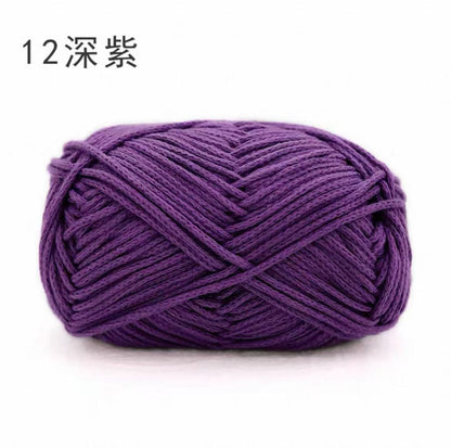 Beginner-Friendly Hollow Cotton Yarn for Crochet Projects