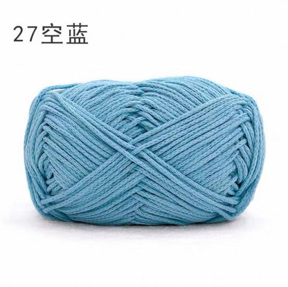 Beginner-Friendly Hollow Cotton Yarn for Crochet Projects