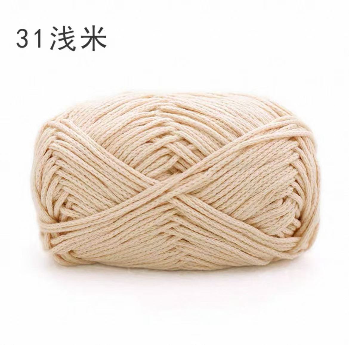 Beginner-Friendly Hollow Cotton Yarn for Crochet Projects