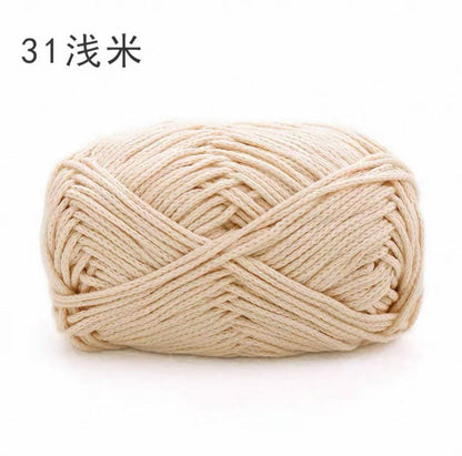 Beginner-Friendly Hollow Cotton Yarn for Crochet Projects
