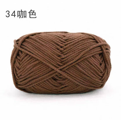 Beginner-Friendly Hollow Cotton Yarn for Crochet Projects