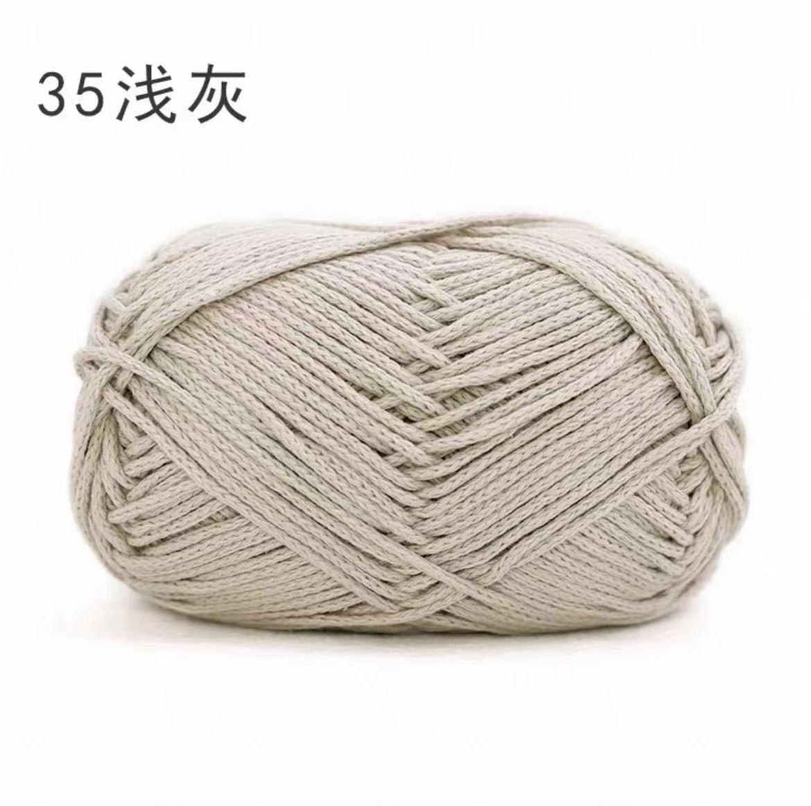 Beginner-Friendly Hollow Cotton Yarn for Crochet Projects