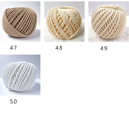 Yarn for crochet Hollow cotton yarn Hand-crocheted DIY Thick yarn knitting yarn
