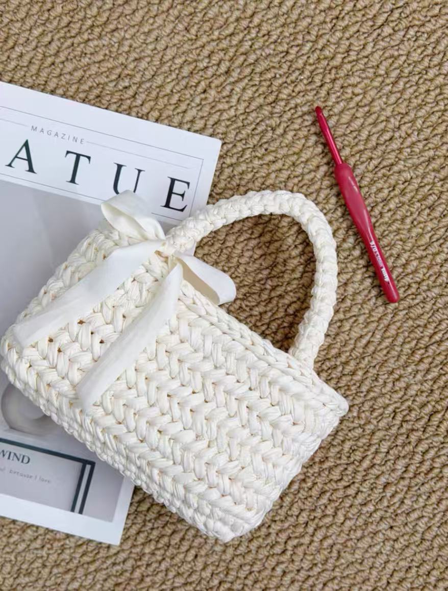 Premium Faux Leather Yarn for Crochet Bags 
