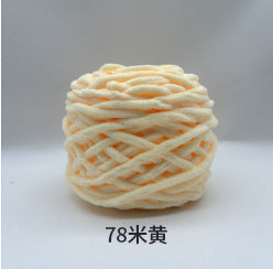 Chenille yarn Single strand crochet ice cream yarn, shoe yarn, hand-knitted carpet yarn, chunky yarn, sweater and scarf yarn