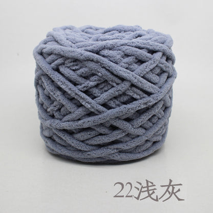 Chenille yarn Single strand crochet ice cream yarn, shoe yarn, hand-knitted carpet yarn, chunky yarn, sweater and scarf yarn